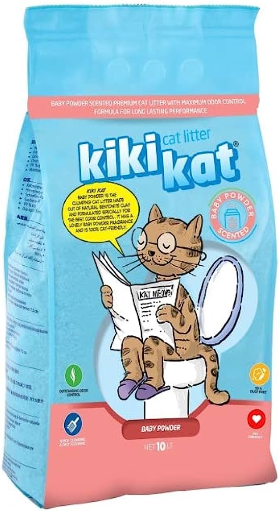 Cat litter baby powder best sale