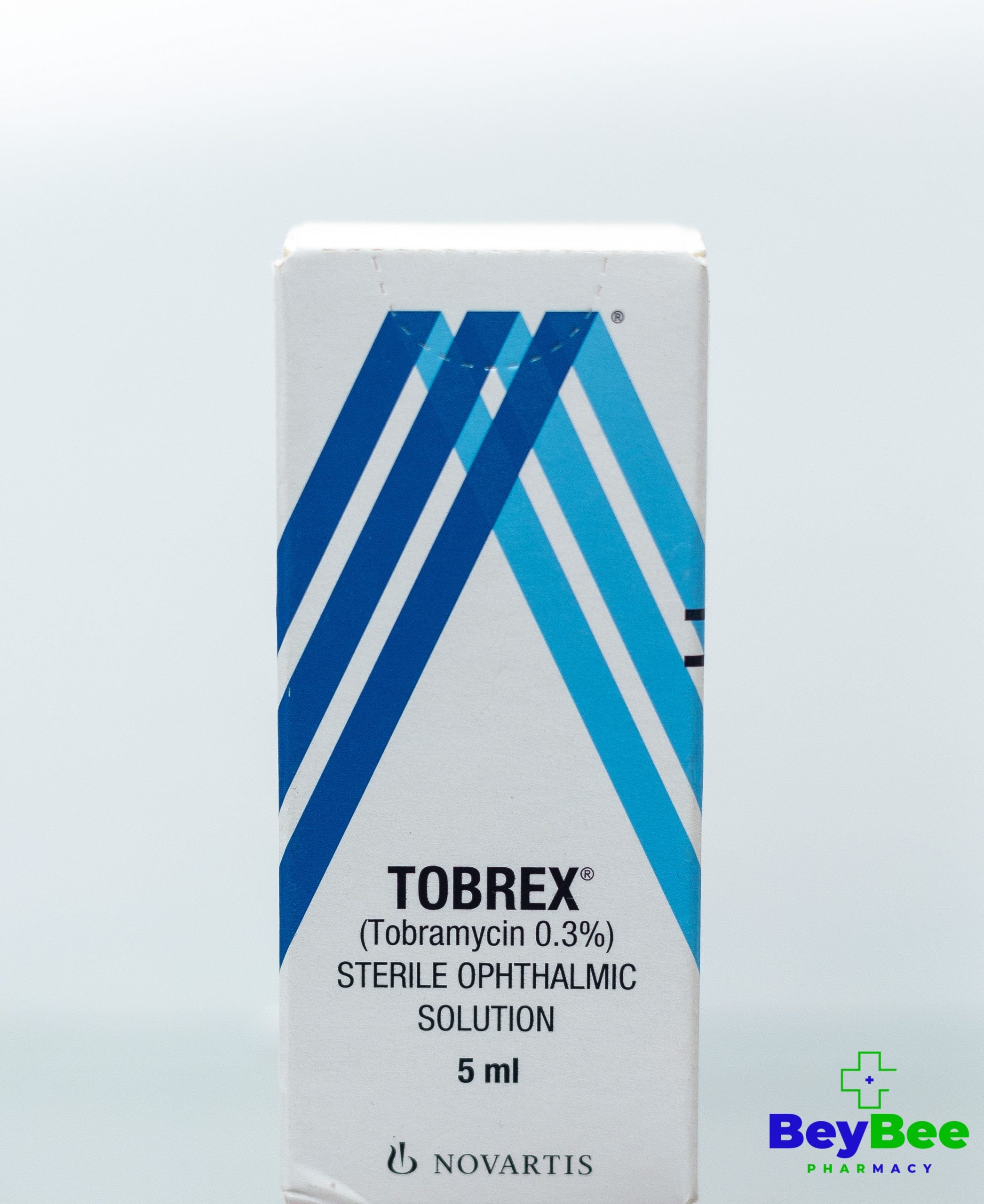 Novartis Tobrex Eye Drops 3mgml 5ml Laros 6600