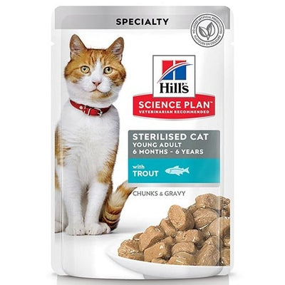 Hills Cat SP Sterilised Wet Trout 85gr