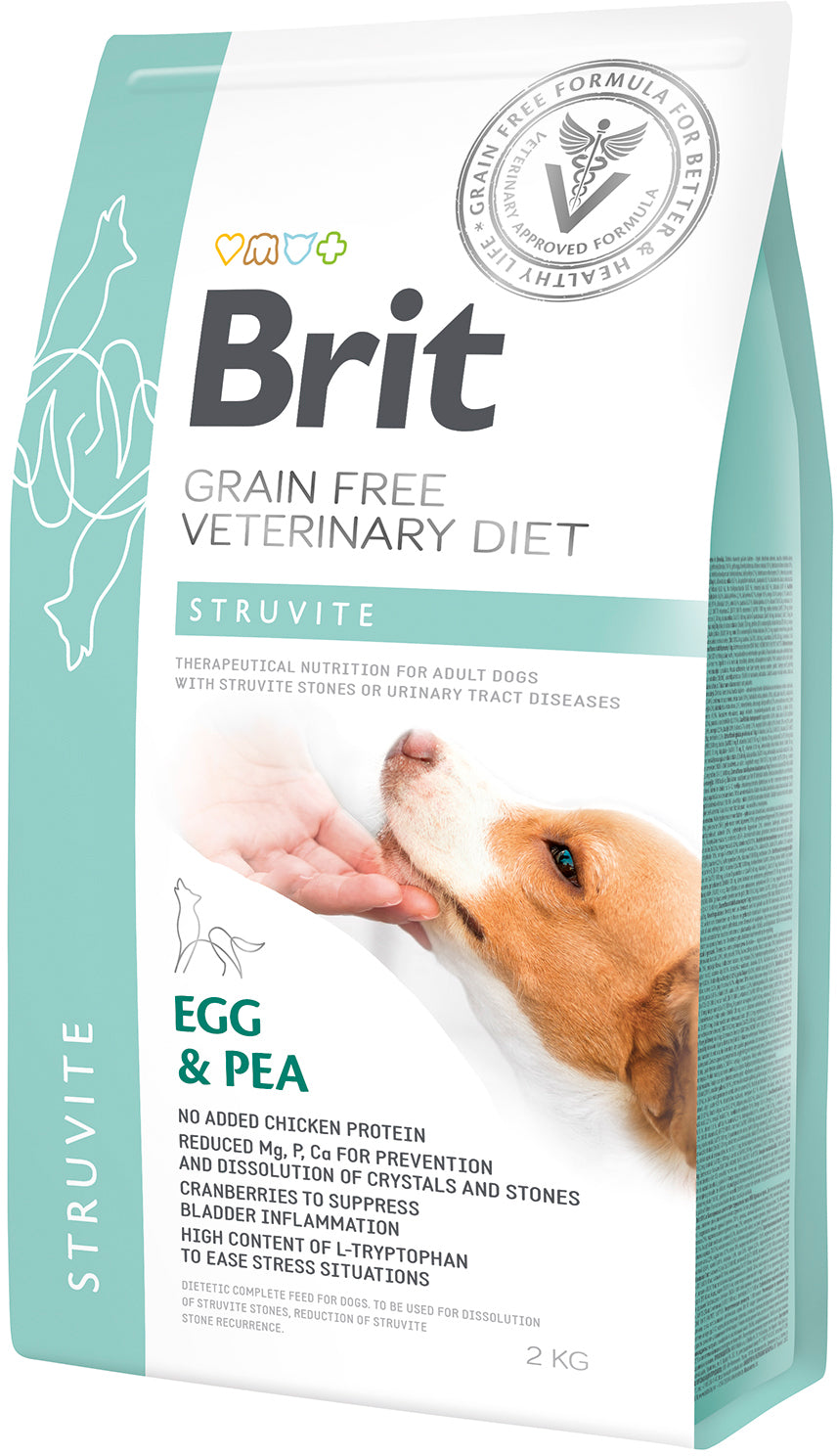 Brit Dog VD Struvite Egg & Pea Dry 2kg