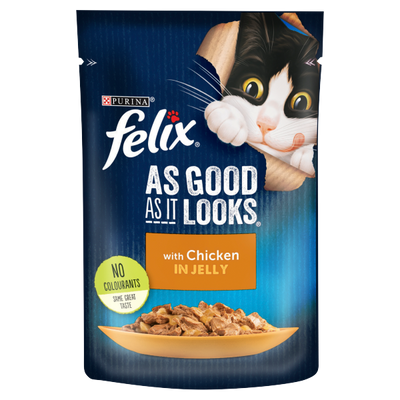 Purina Felix As Good As It Looks Chicken In Jelly 100g