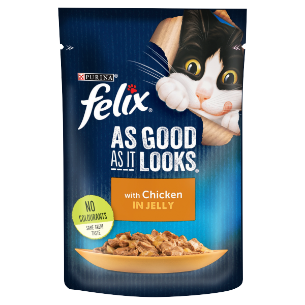 Purina Felix As Good As It Looks Chicken In Jelly 100g