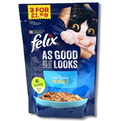 Purina Felix As Good As It Looks Tuna In Jelly 100g