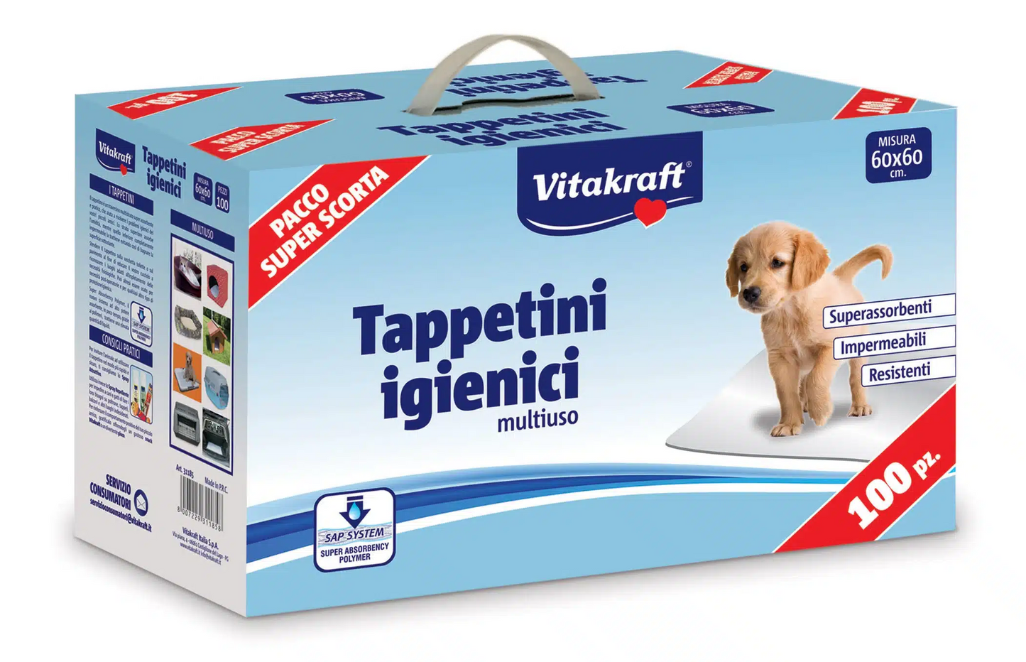 Vitakraft Puppy Mats 60x60cm 100pc