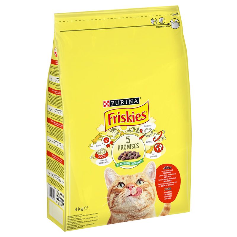 Purina Friskies Cat Beef&Chicken 4kg