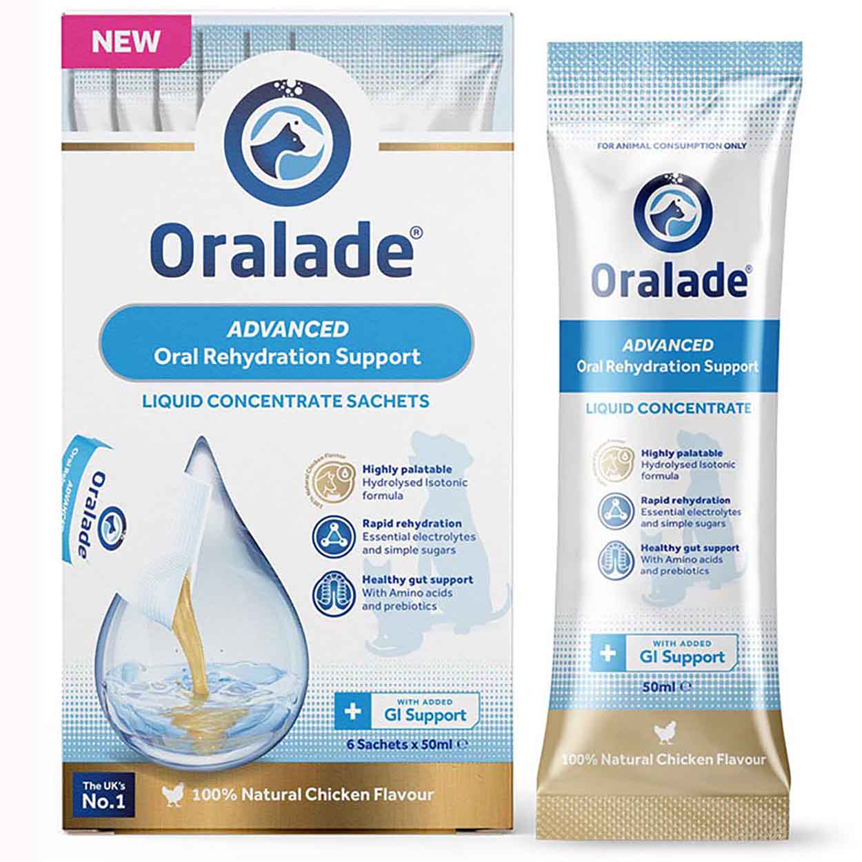 Macahl Oralade Advanced ORS Liquid Concentrate 6x50ml