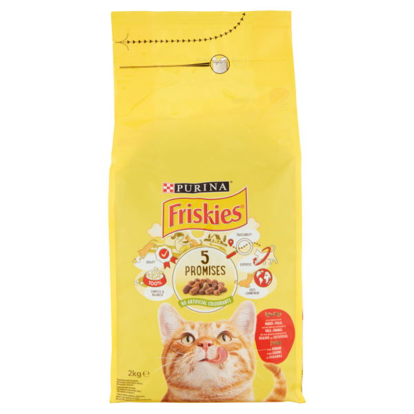 Purina Friskies Cat Beef&Chicken 2kg