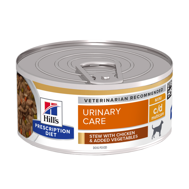 Hills Dog PD Urinary Care Mini C/D Wet Stew Chicken & Vegetables 156gr