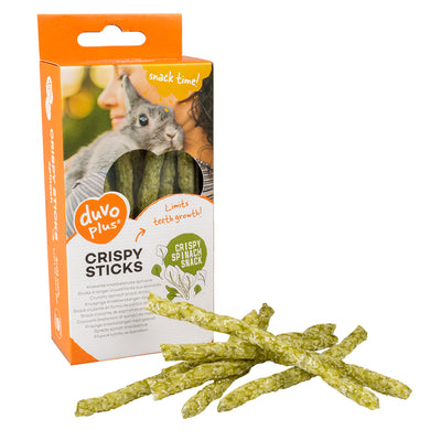 Duvo Plus Crispy Sticks Spinach Snack 50g