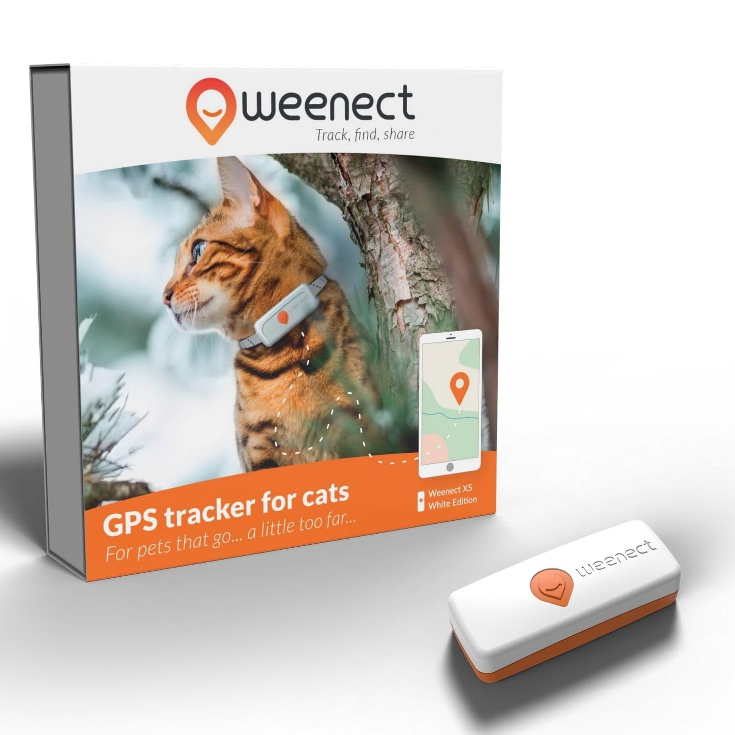 Weenect GPS Tracker Cat XS White