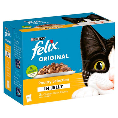 Purina Felix Original Poultry Selection In Jelly 12x100g