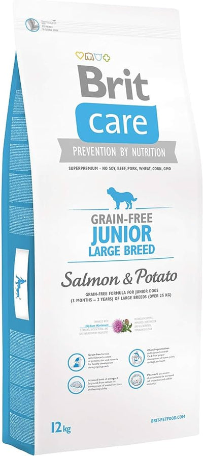 Brit Dog Care Juniore Large Breed Salmon&Potato 12Kg