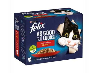 Purina Felix Meaty Selection In Jelly 12x100g