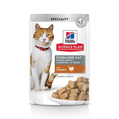 Hills Cat SP Sterilised Wet Stew Turkey 85gr