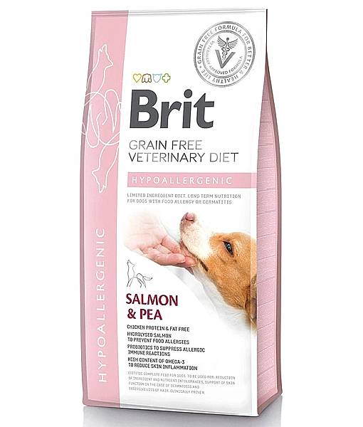 Brit Dog VD Hypoallergenic Salmon & Pea Dry 12Kg