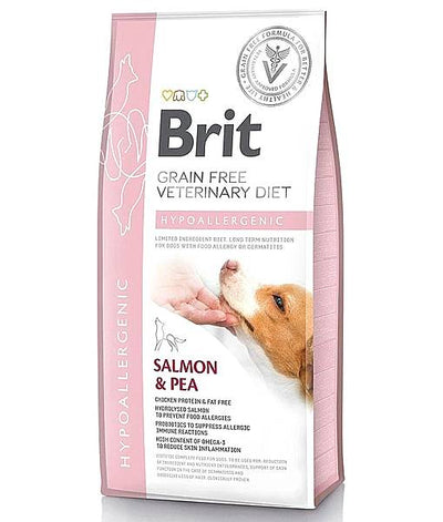 Brit Dog VD Hypoallergenic Salmon & Pea Dry 12Kg