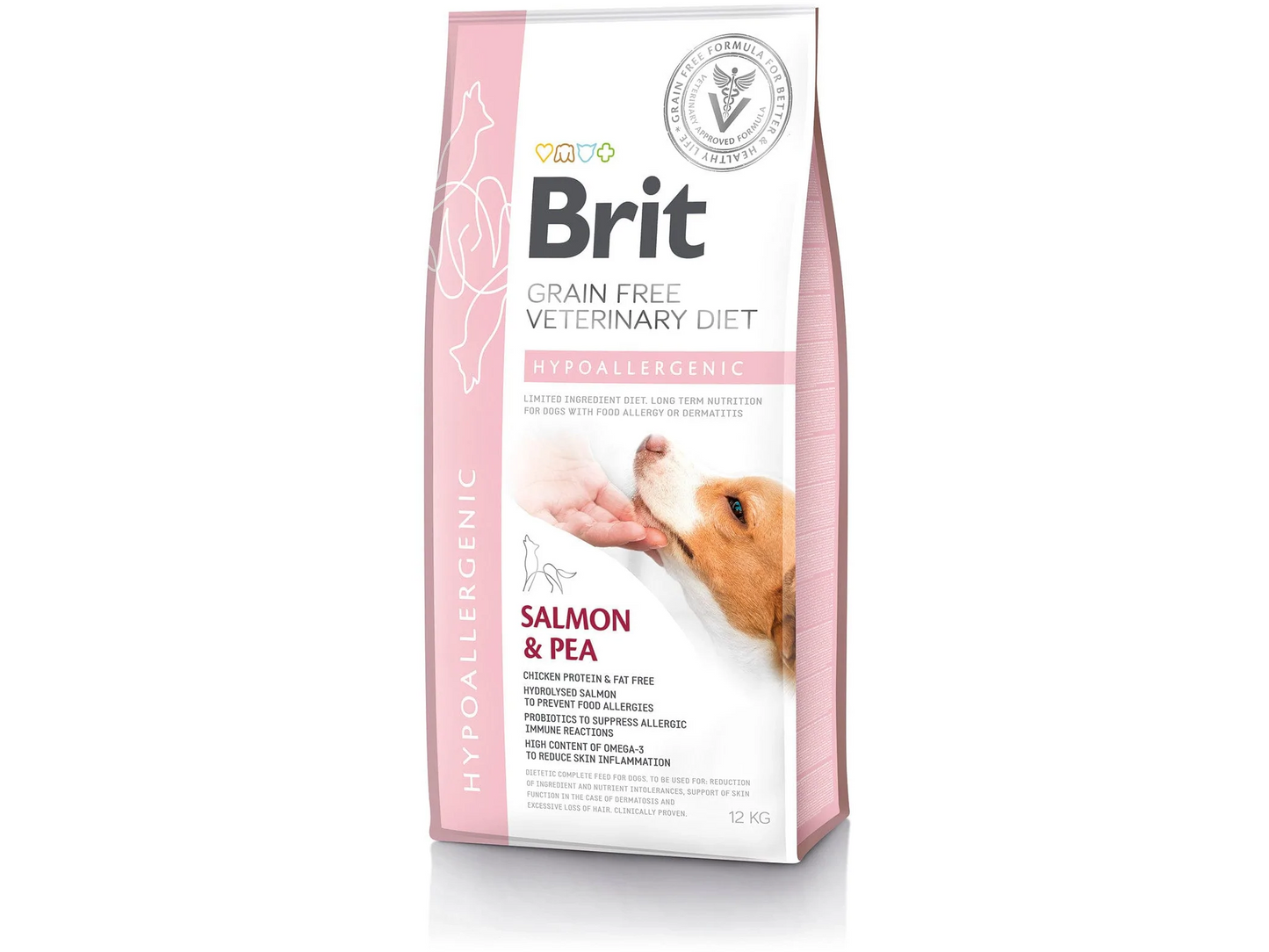 Brit Dog VD Hypoallergenic Salmon & Pea Dry 12Kg