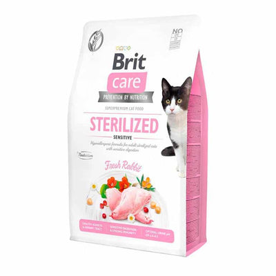 Brit Cat Care Sterilized Sensitive Fresh Rabbit 2Kg