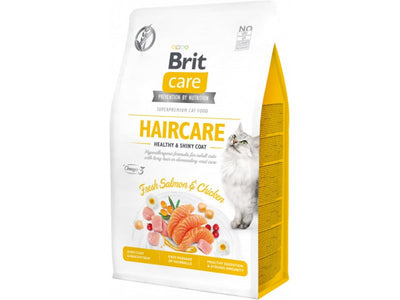 Brit Cat Care Haircare Healty&Shiny Coat Fresh Salmon&Chicken 400gr