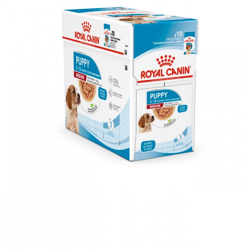 Royal Canin Dog Medium Puppy 11-25Kg 10x140gr