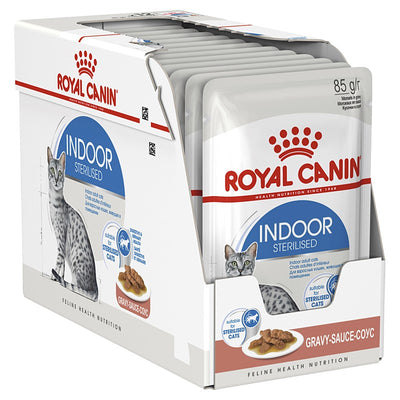 Royal Canin Cat Indoor Sterilized Gravy 12x85gr