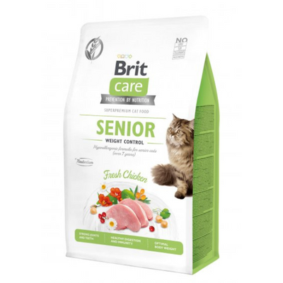 Brit Cat Care Senior Weight Control Fresh Chicken 400gr