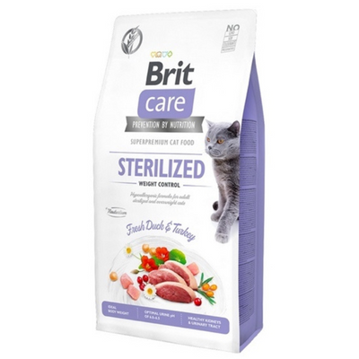 Brit Cat Care Sterilized Weight Control Fresh Duck&Turkey 400gr