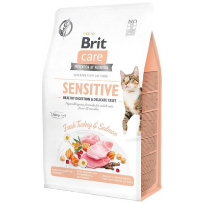 Brit Cat Care Sensitive Fresh Turkey&Salmon 400gr