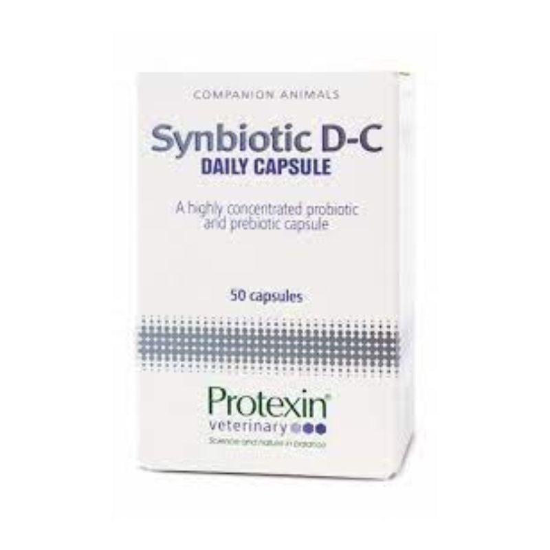 Protexin Synbiotic D-C Dogs & Cats 50caps