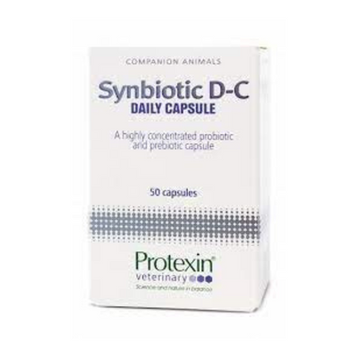 Protexin Synbiotic D-C Dogs & Cats 50caps