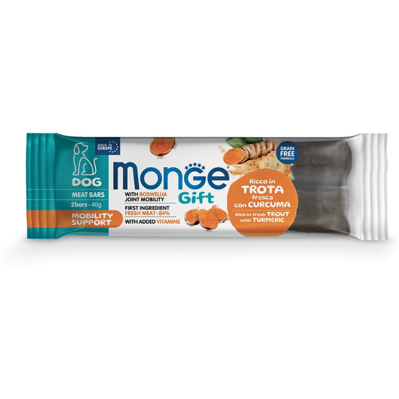 Monge Snack Dog Meatbar Mobility Trout/Bosw 40g