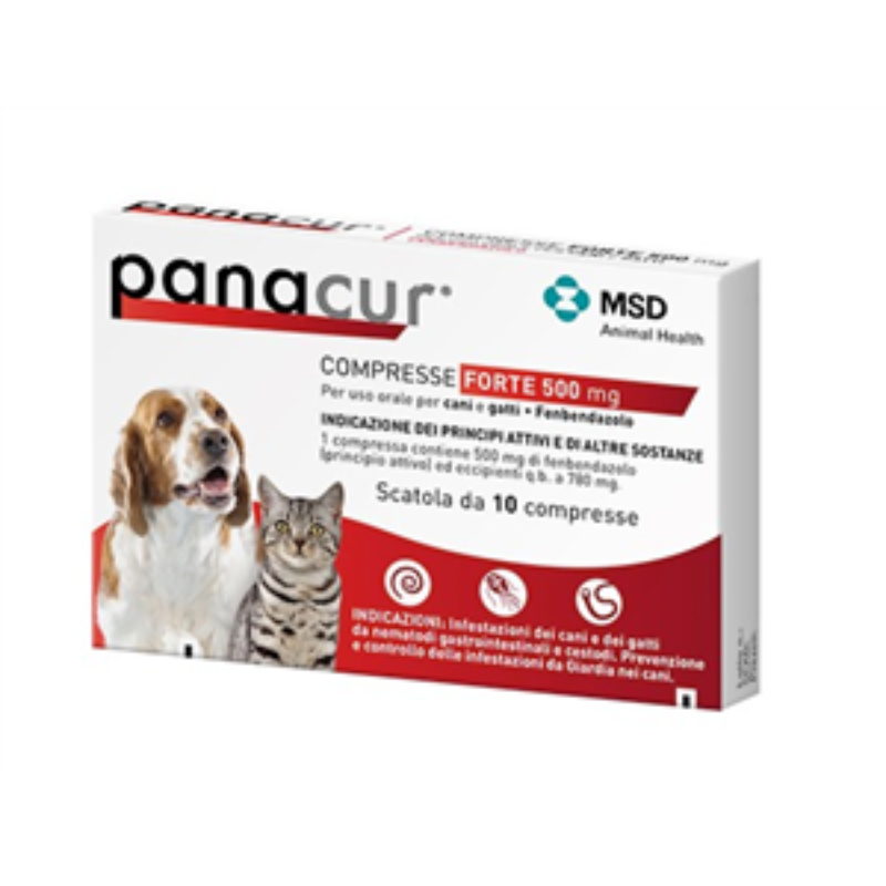 MSD Panacur 500mg x 10tabs