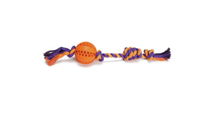 Camon AD047/A Rubber Ball & Cotton Rope 30cm