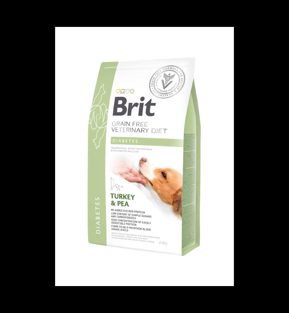 Brit Dog VD Diabetes Turkey & Pea  Dry 2kg