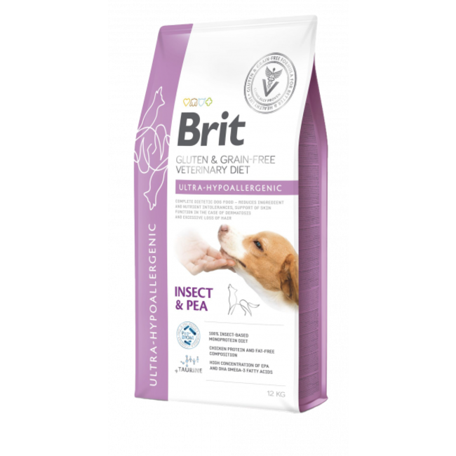 Brit Dog VD Ultra Hypoallergenic Insect & Pea Dry 2Kg