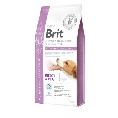 Brit Dog VD Ultra Hypoallergenic Insect & Pea Dry 2Kg