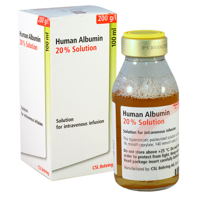 Csl Behring Alburex 20% Solution For Infusion 100ml