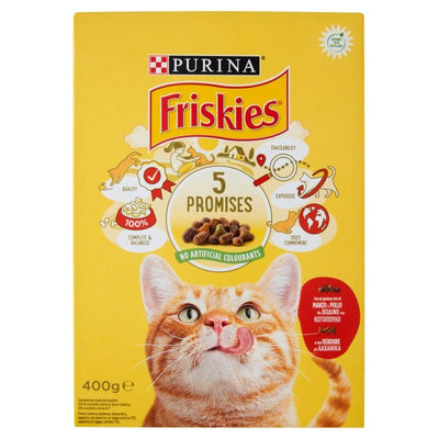 Purina Friskies Cat Beef&Chicken&Veg 400g