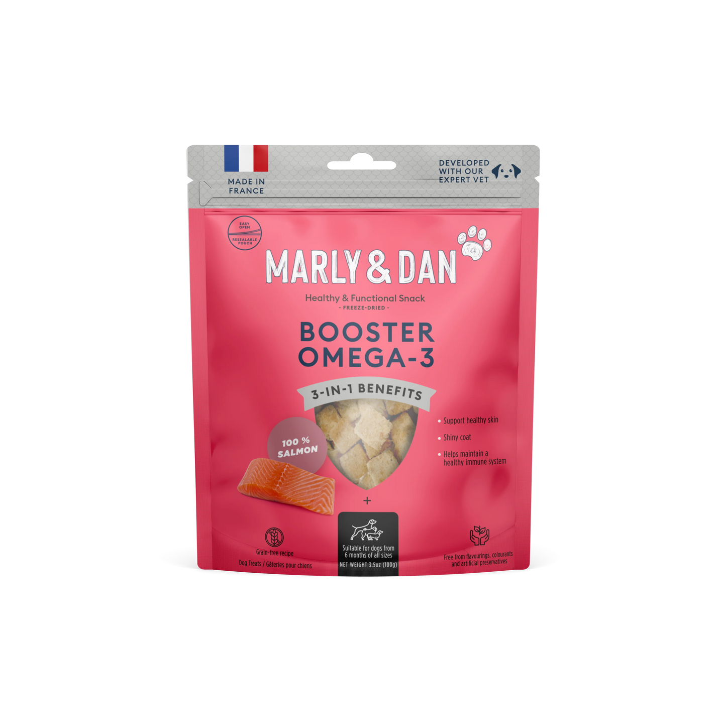 Marly&Dan Dog Booster Omega 3 Snack 50g