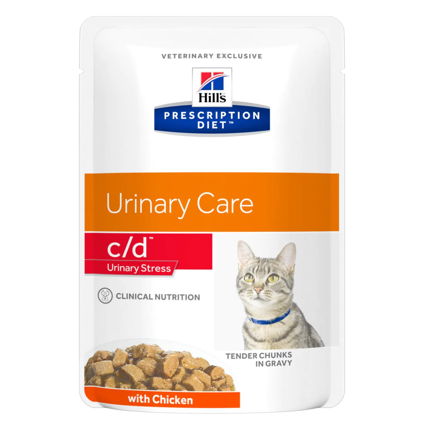 Hills Cat PD Urinary Care C/D Stress Wet Chicken 85gr