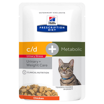 Hills Cat PD Urinary Stress + Metabolic C/D Wet Chicken 85gr