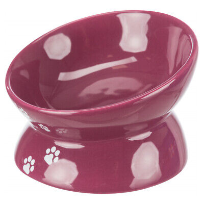 Trixie Bowl Elevated Ceramic 0.15l 13cm Berry