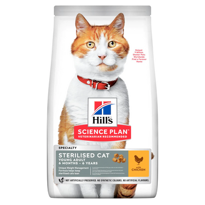 Hills Cat SP Sterilized Adult 1-6 Dry Chicken 1.5Kg