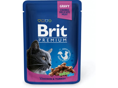 Brit Cat Premium Chicken and Turkey 100gr