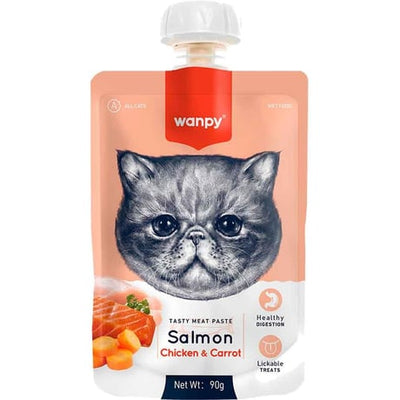 Wanpy Cat Tasty Paste Salmon & Carrot 90g