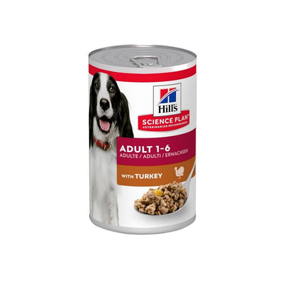 Hills Dog SP Adult 1-6 Wet Turkey 370gr