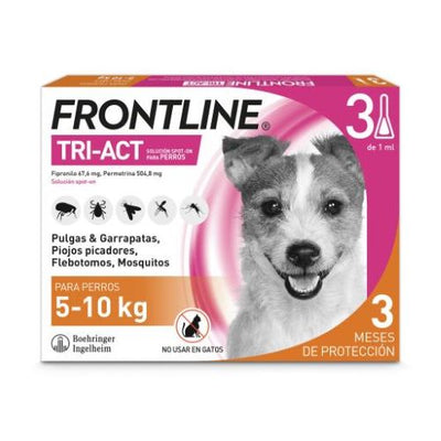 Boehringer Dog Frontline 5-10Kg 3x1ml