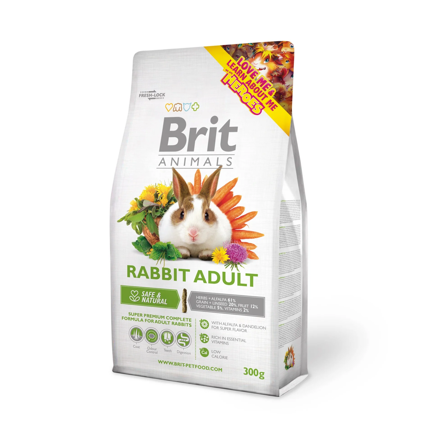 Brit Rodents Rabbit Adult 300gr