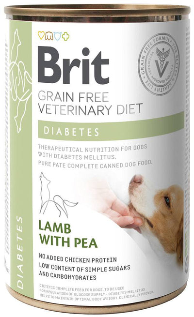 Brit Dog VD Diabetes Lamb & Pea  Wet 400gr