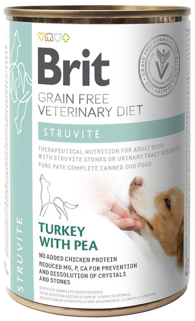 Brit Dog VD Struvite Turkey & Pea Wet 400gr